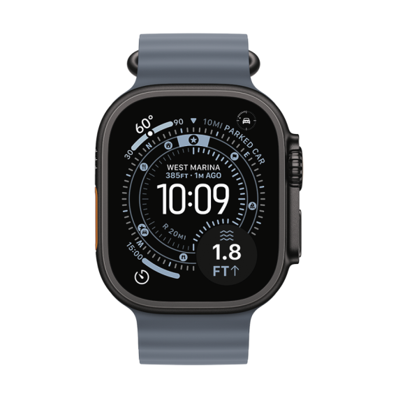 РЕМІНЕЦЬ ДЛЯ ГОДИННИКА APPLE WATCH 49 ANCHOR BLUE B TI OB-ZML