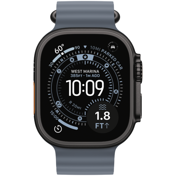 РЕМІНЕЦЬ ДЛЯ ГОДИННИКА APPLE WATCH 49 ANCHOR BLUE B TI OB-ZML