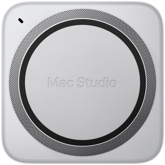Mac Studio Silver A3389 M3 Ultra 32C CPU 80C GPU 512GB Back: 4хTB 52x USB-A HDMI 10Gb 4TB SSD