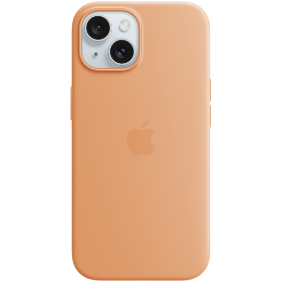 СИЛІКОНОВИЙ ЧОХОЛ IPHONE 15 SI CASE ORANGE SORBET-ZML