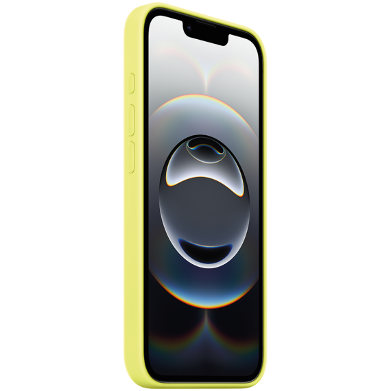 iPhone 16e Silicone Case - Neon Yellow,Model A3407