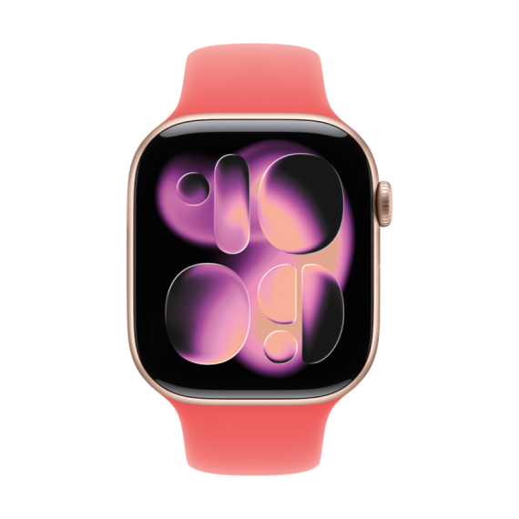 РЕМІНЕЦЬ ДЛЯ ГОДИННИКА APPLE WATCH 46 BRIGHT GUAVA SB M/L-ZML