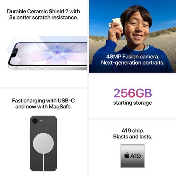 СМАРТФОН IPHONE 17E BLACK 256GB-AFA