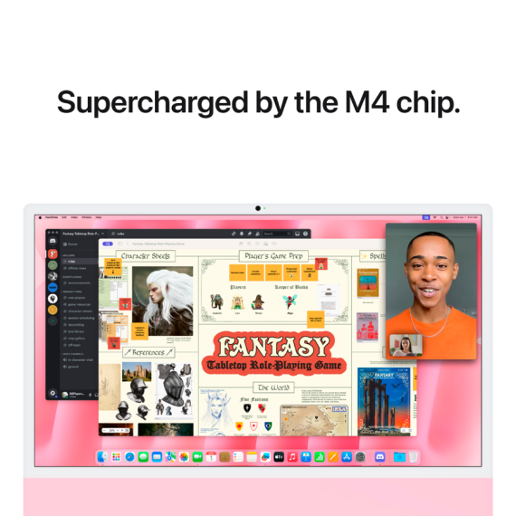 КОМП’ЮТЕР IMAC 24" PNK/8CCPU/8CGPU/16GB/256GB-UKR