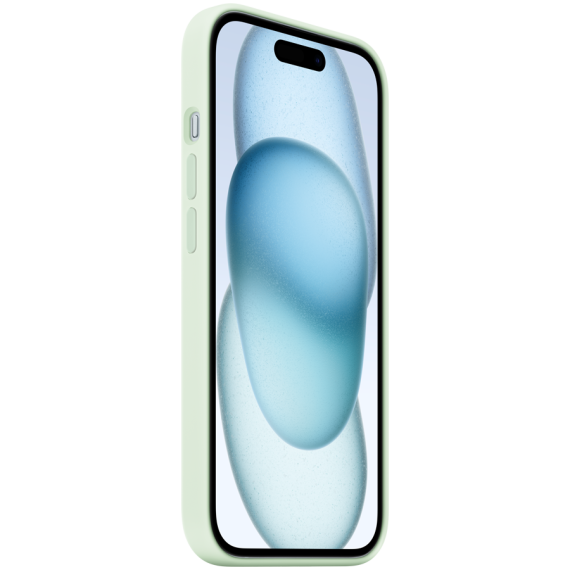 СИЛІКОНОВИЙ ЧОХОЛ IPHONE 15 SI CASE SOFT MINT-ZML