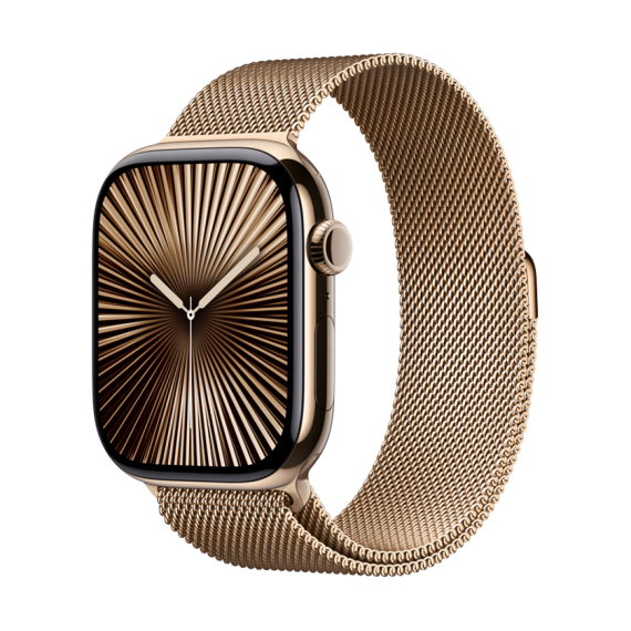 РЕМІНЕЦЬ ДЛЯ ГОДИННИКА APPLE WATCH 46 GOLD ML M/L-ZML