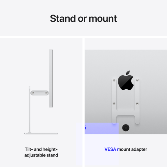 МОНІТОР STUDIO DISPLAY XDR STD/HEIGHT/1M-RUS