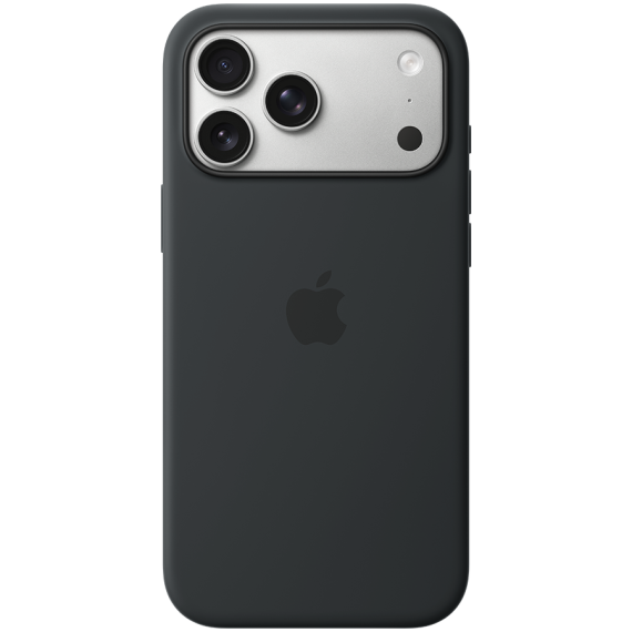 СИЛІКОНОВИЙ ЧОХОЛ IPHONE 17 PRO MAX SI CASE BLACK-ZML