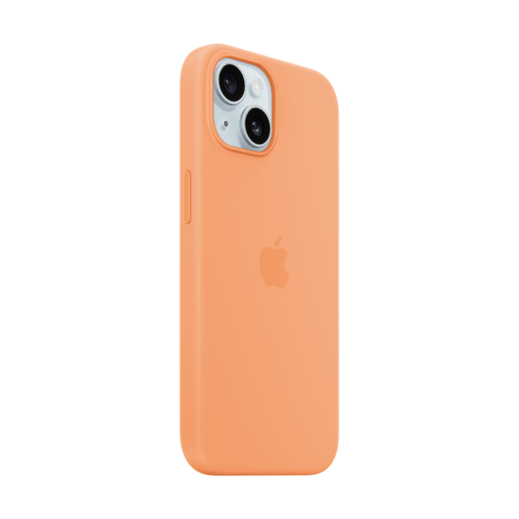 СИЛІКОНОВИЙ ЧОХОЛ IPHONE 15 SI CASE ORANGE SORBET-ZML