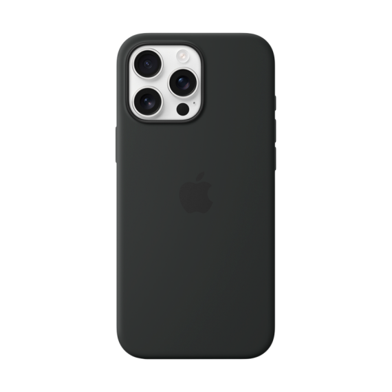 СИЛІКОНОВИЙ ЧОХОЛ IPHONE 16 PRO MAX SI CASE BLACK-ZML
