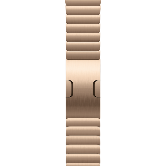 ЛАНКОВИЙ БРАСЛЕТ ДЛЯ ГОДИННИКА APPLE WATCH 46 GOLD ZML