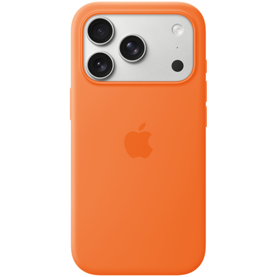 СИЛІКОНОВИЙ ЧОХОЛ IPHONE 17 PRO SI CASE ORANGE-ZML
