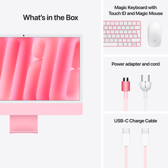 КОМП’ЮТЕР IMAC 24" PNK/10CCPU/10CGPU/16GB/512-UKR