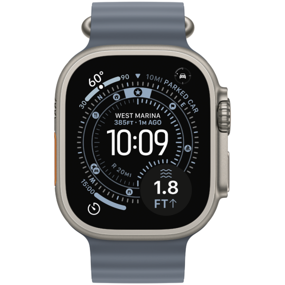 РЕМІНЕЦЬ ДЛЯ ГОДИННИКА APPLE WATCH 49 ANCHOR BLUE N TI OB-ZML