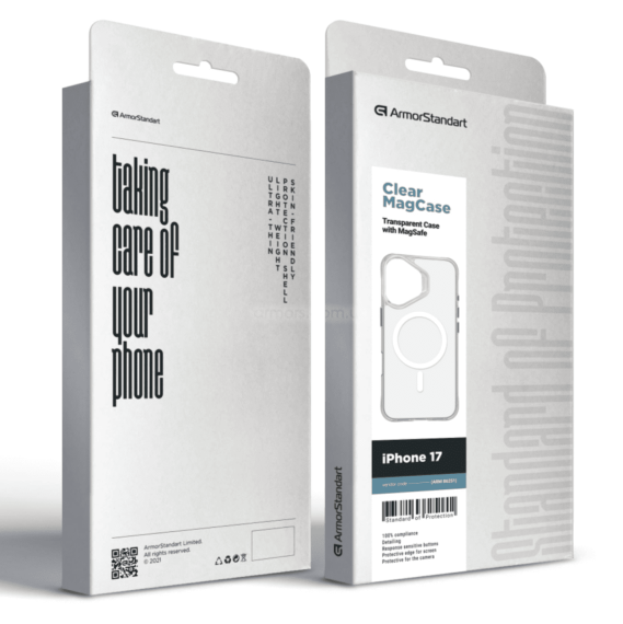 Чохол ArmorStandart Clear Magsafe 17