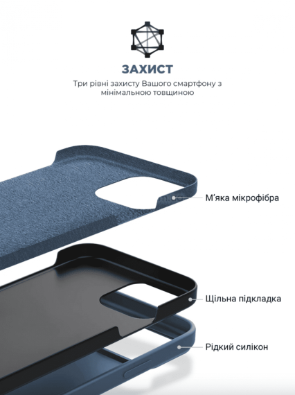 Чохол ArmorStandart ICON2 Case iPhone 15 Plus Storm Blue