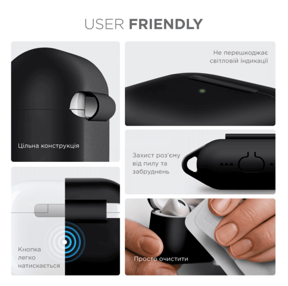Чохол для навушників ArmorStandsrt Hang Case AirPods Pro 3 Black