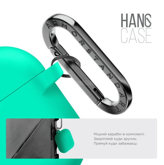 Чохол для навушників ArmorStandsrt Hang Case AirPods Pro 3 Mint Green
