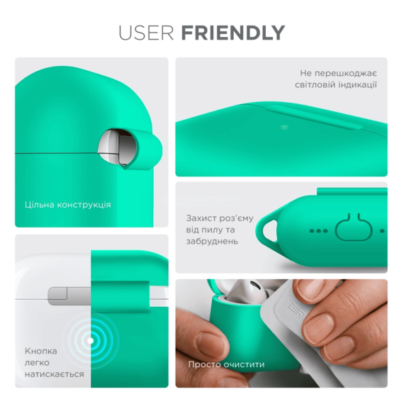 Чохол для навушників ArmorStandsrt Hang Case AirPods Pro 3 Mint Green