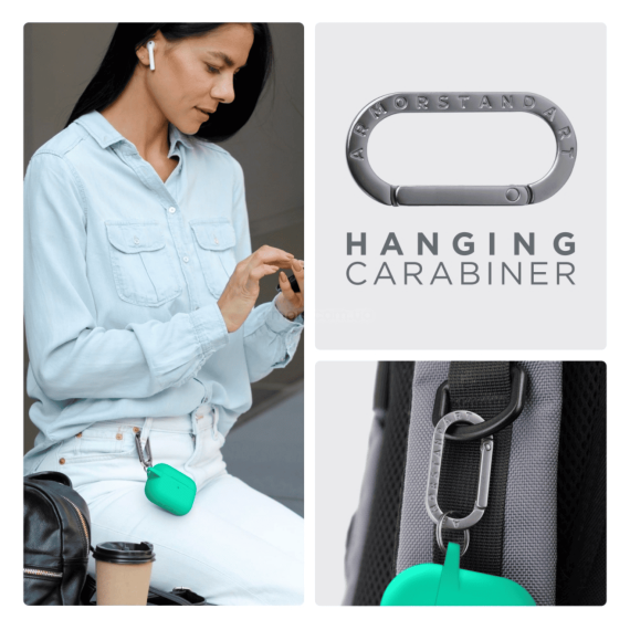 Чохол для навушників ArmorStandsrt Hang Case AirPods Pro 3 Mint Green
