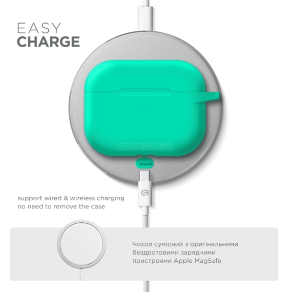 Чохол для навушників ArmorStandsrt Hang Case AirPods Pro 3 Mint Green
