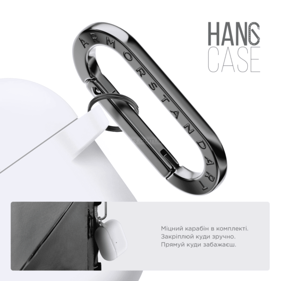 Чохол для навушників ArmorStandsrt Hang Case AirPods Pro 3 White