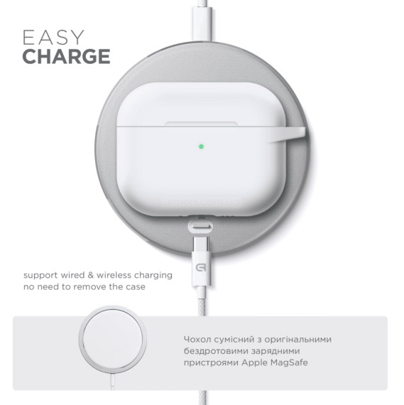 Чохол для навушників ArmorStandsrt Hang Case AirPods Pro 3 White