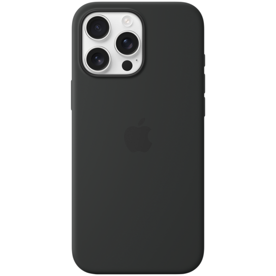 СИЛІКОНОВИЙ ЧОХОЛ IPHONE 16 PRO MAX SI CASE BLACK-ZML