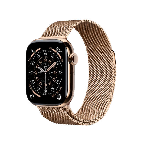 ГОДИННИК APPLE WATCH 11 42 GOLD TI GD ML CEL-RKZ