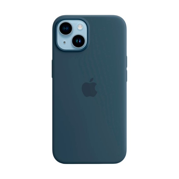 iPhone 14 Silicone Case with MagSafe - Storm Blue,Model A2910