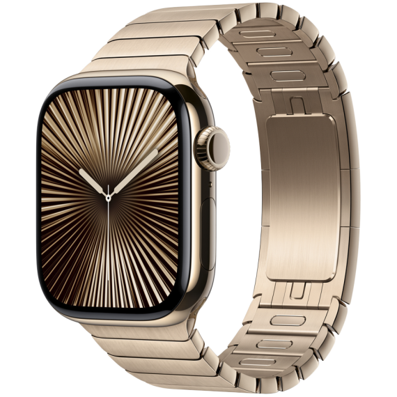 ЛАНКОВИЙ БРАСЛЕТ ДЛЯ ГОДИННИКА APPLE WATCH 42 GOLD ZML