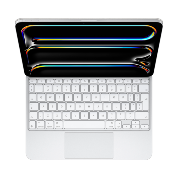Magic Keyboard for iPad Pro 11‑inch (M4,M5) - Ukrainian - White,Model A2975