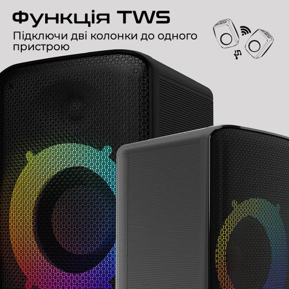 Портативна бездротова колонка HiFuture event horizon.black