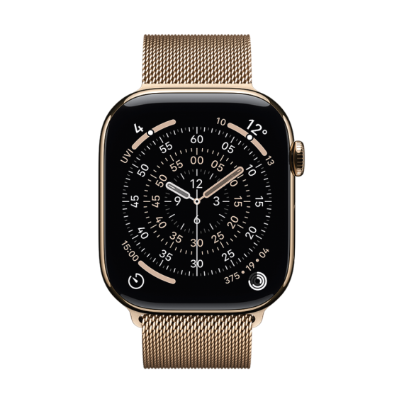 РЕМІНЕЦЬ ДЛЯ ГОДИННИКА APPLE WATCH 46 GOLD ML M/L-ZML