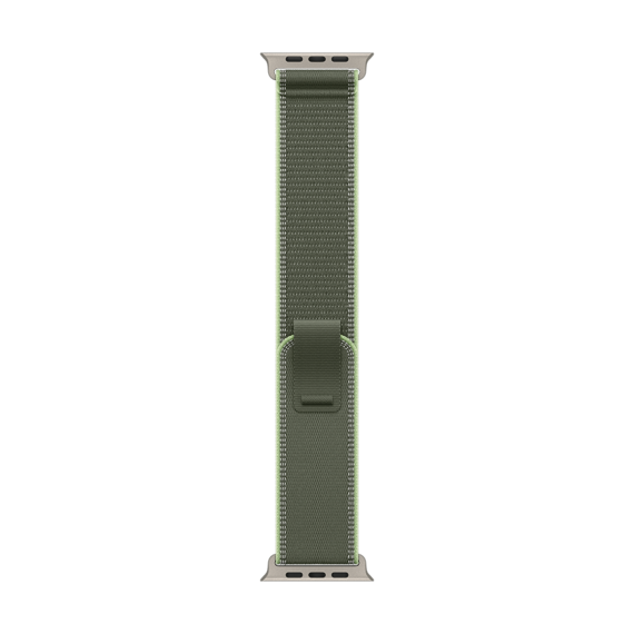 49mm Green/Neon Trail Loop - S/M - Natural Titanium Finish
