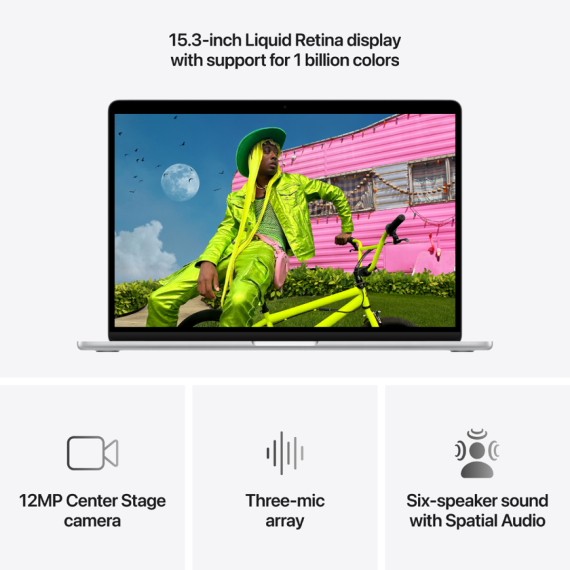 НОУТБУК MBA 15.3 SLV/10C GPU/16GB/1TB-UKR