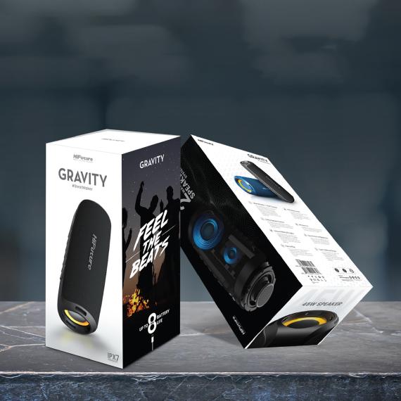 Портативна бездротова колонка HiFuture gravity.black