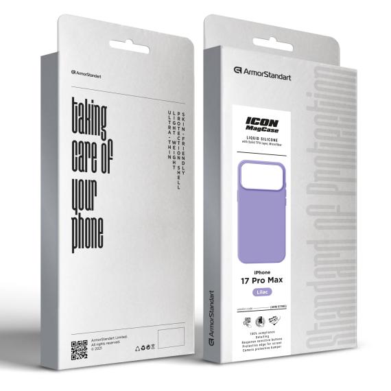 Чохол ArmorStandart ICON2 MagCase Apple iPhone 17 Pro Max Lilac
