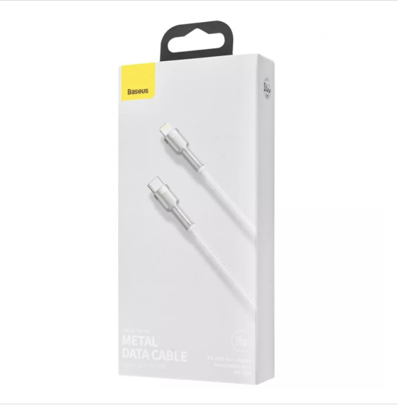 Кабель Baseus Cafule Metal Type-C to Lightning PD 20W 1m Purple