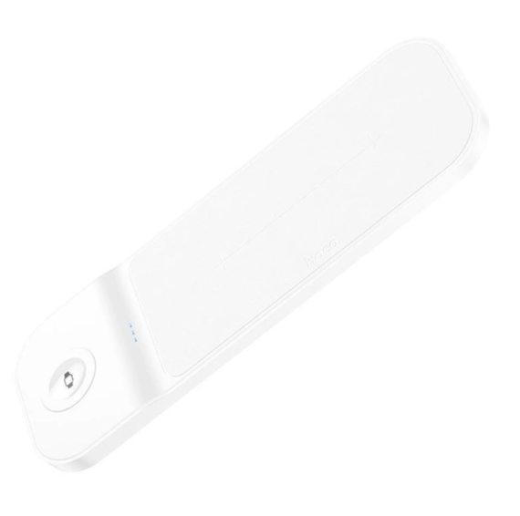 Зарядний пристрій Qi Hoco Step 3-in-1 CQ5 White