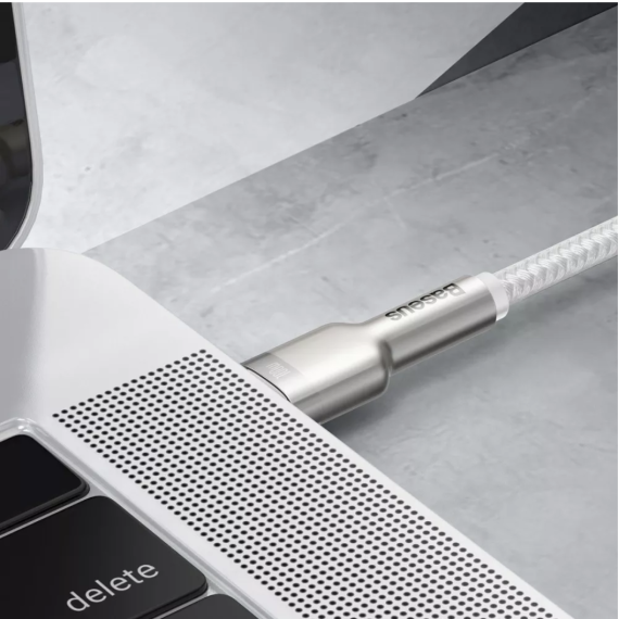 Кабель Baseus Cafule Metal Type-C to Type-C 100W 2m Black