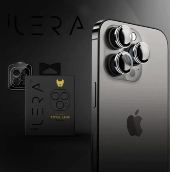 Захисне скло iLera FocusPro Lens для камери iPhone 16/16 Plus Blue