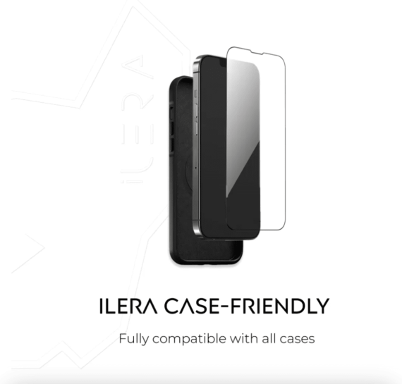 Захисне скло iLera DeLuxe FullCover для iPhone 13/13Pro/14