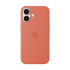 СИЛІКОНОВИЙ ЧОХОЛ IPHONE 16 SI CASE TANGERINE-ZML