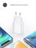 Зарядний пристрій ArmorStandart AR-TA800W UCB-C 25W white+кабель USB-C to USB-C