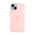 iPhone 14 Silicone Case with MagSafe - Chalk Pink,Model A2910