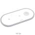 Зарядний пристрій Qi Hoco  CW24 Handsome 3in1 White