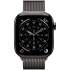 Apple Watch Series 11 GPS + Cellular 42mm Slate Titanium Case with Slate Milanese Loop,Model A3335