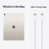 13-inch iPad Air M4 Wi-Fi + Cellular 512GB - Starlight,Model A3462