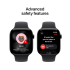 Apple Watch Series 11 GPS + Cellular 46mm Jet Black Aluminium Case with Black Sport Band - S/M,Model